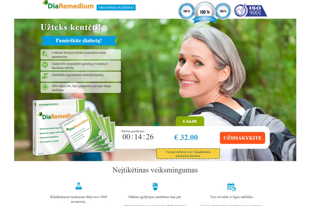 Sukčiai nusitaikė į sergančiuosius diabetu: siūloma greitai išsigydyti sudėtingą ligą