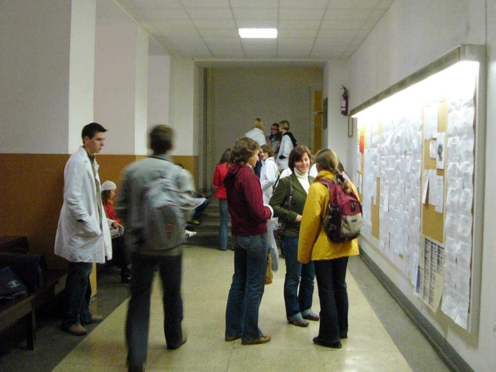 Medicinos studentai skundžiasi, kad gydytojų darbo laikas visiškai nesuderintas su studijų procesu, mat šie dar tuo pačiu metu ir pacientus konsultuoja. Dažnai reikia jų laukti, studentai nieko negali planuoti, nes nežino, kada išeis iš ligoninės. 