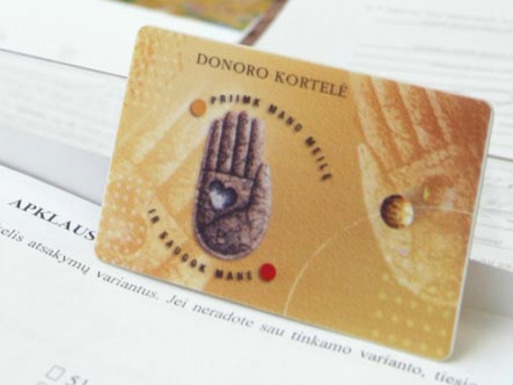  Svarbu žinoti, kad turėti donoro kortelę reiškia žmogaus valią, bet ne garantiją, kad jis po mirties taps organų donoru. Be to, tikimybė žmogui patekti į transplantacijos laukiančiųjų eilę – keliskart didesnė, nei tikimybė tapti organų ir (ar) audinių donoru.