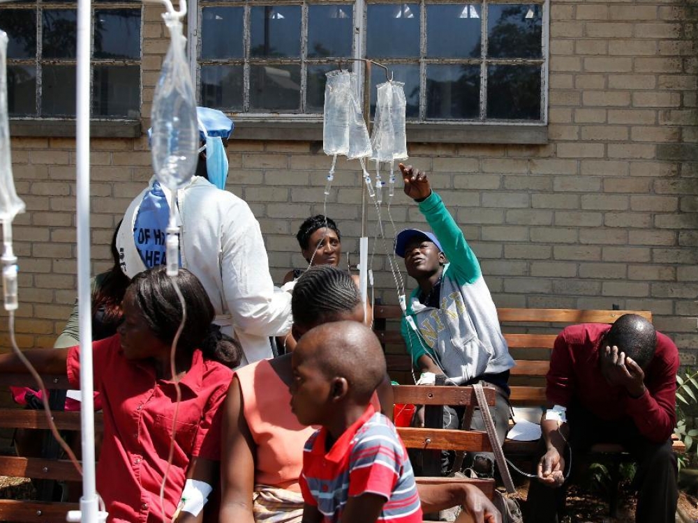 Zimbabvėje įsisiautėjo cholera