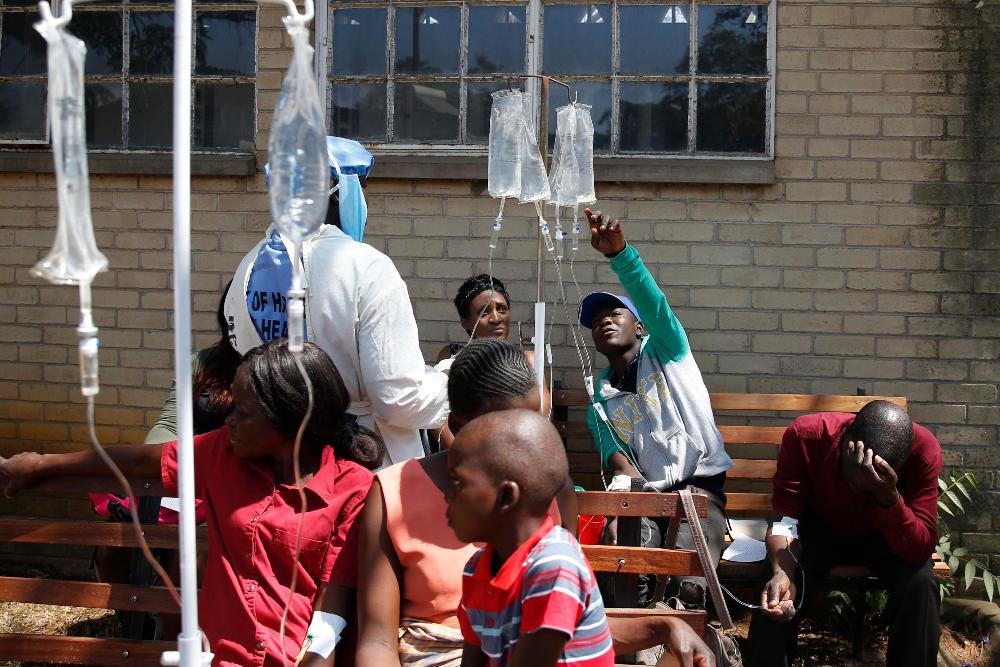 Zimbabvėje įsisiautėjo cholera