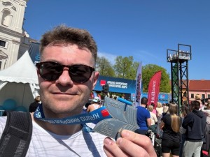 Kauno maratone sveikatos apsaugos viceministro Aurimo Pečkausko kojoms praėjusį mėnesį pakluso visa 42 kilometrų maratono distancija.