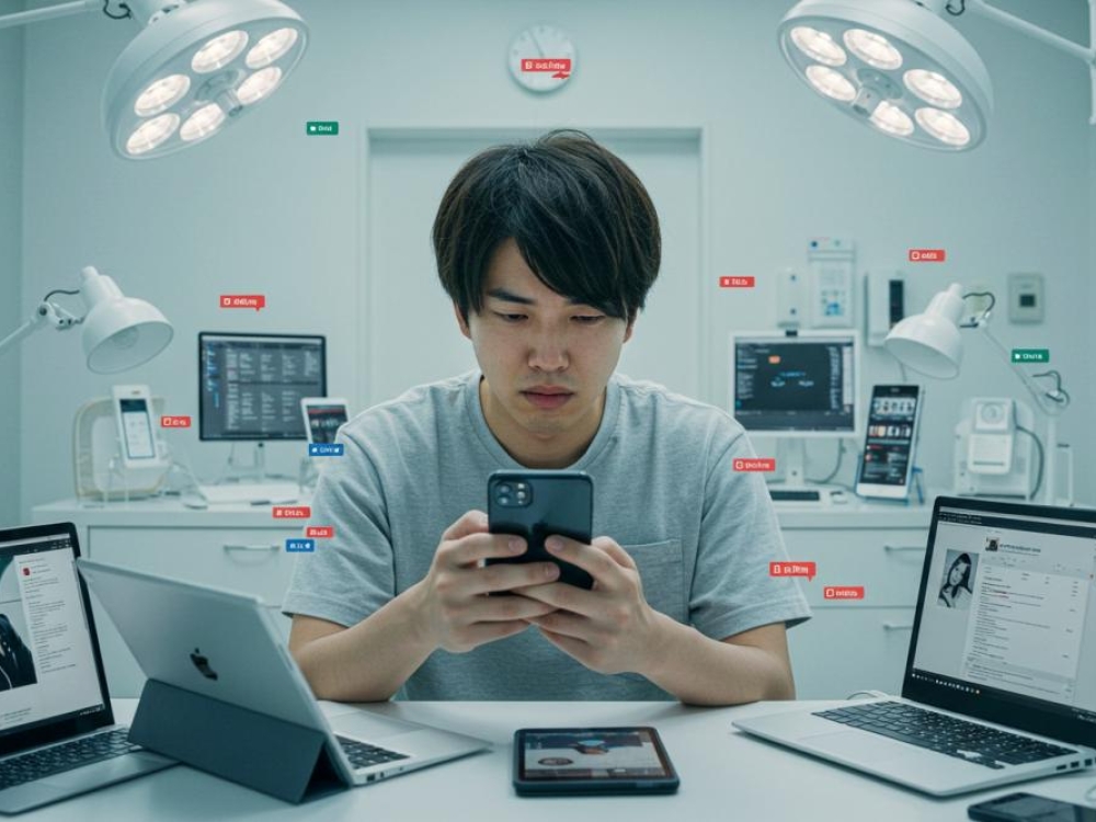 Skaitmeninės kultūros šalyje Japonijoje duris atvėrė pirmoji specializuota klinika, skirta gydyti išmaniųjų telefonų demencijai – būklei, kai pernelyg intensyvus išmaniųjų įrenginių naudojimas sutrikdo atmintį ir kognityvines funkcijas. 