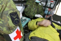 Silvestro Žukausko poligone rengiamos karo medikų pratybos