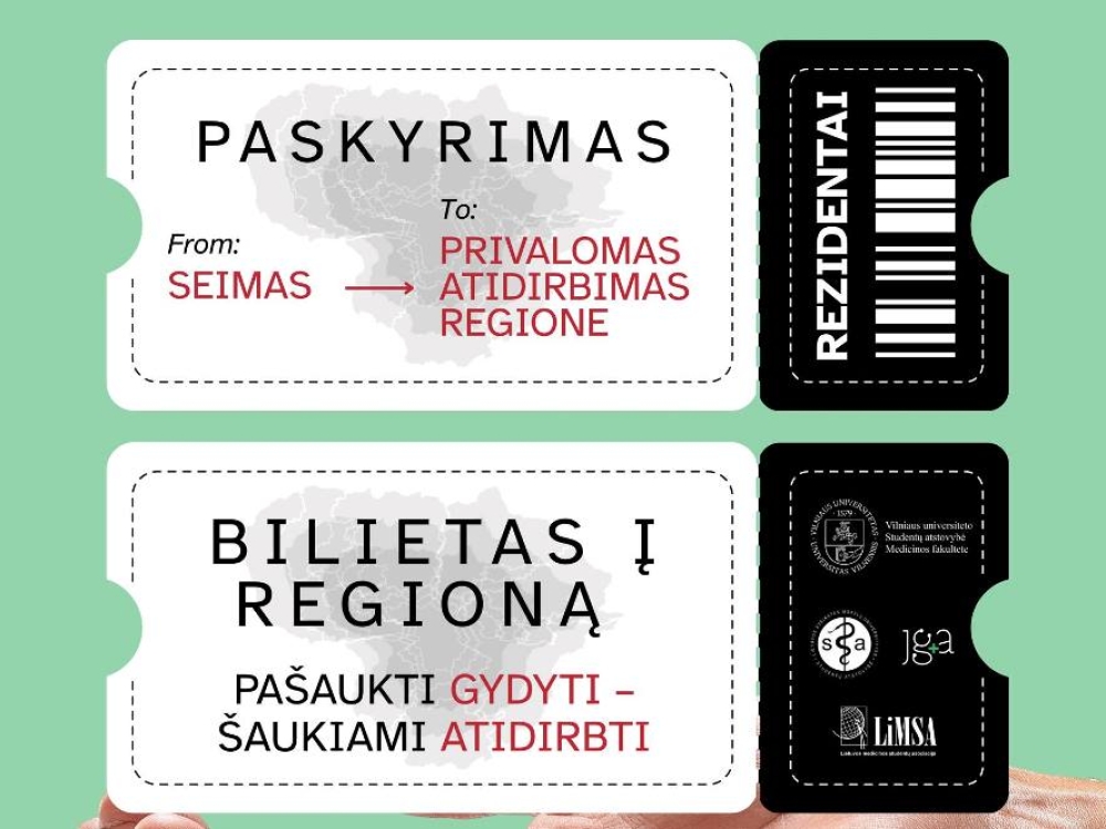 Jaunieji gydytojai pasmerkti atidirbti