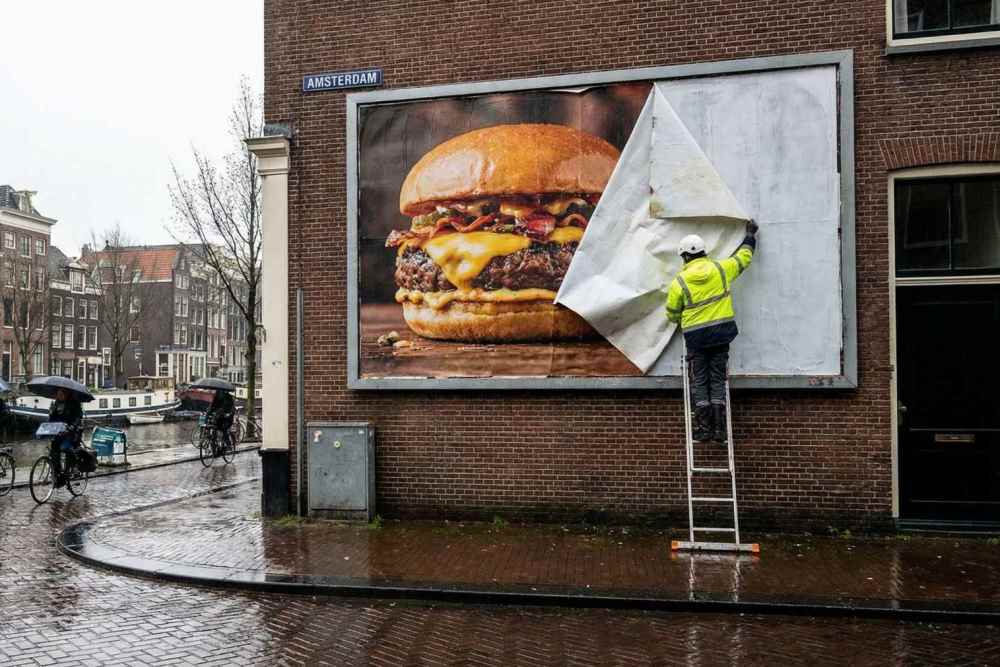 Amsterdamas uždraudė mėsos reklamą