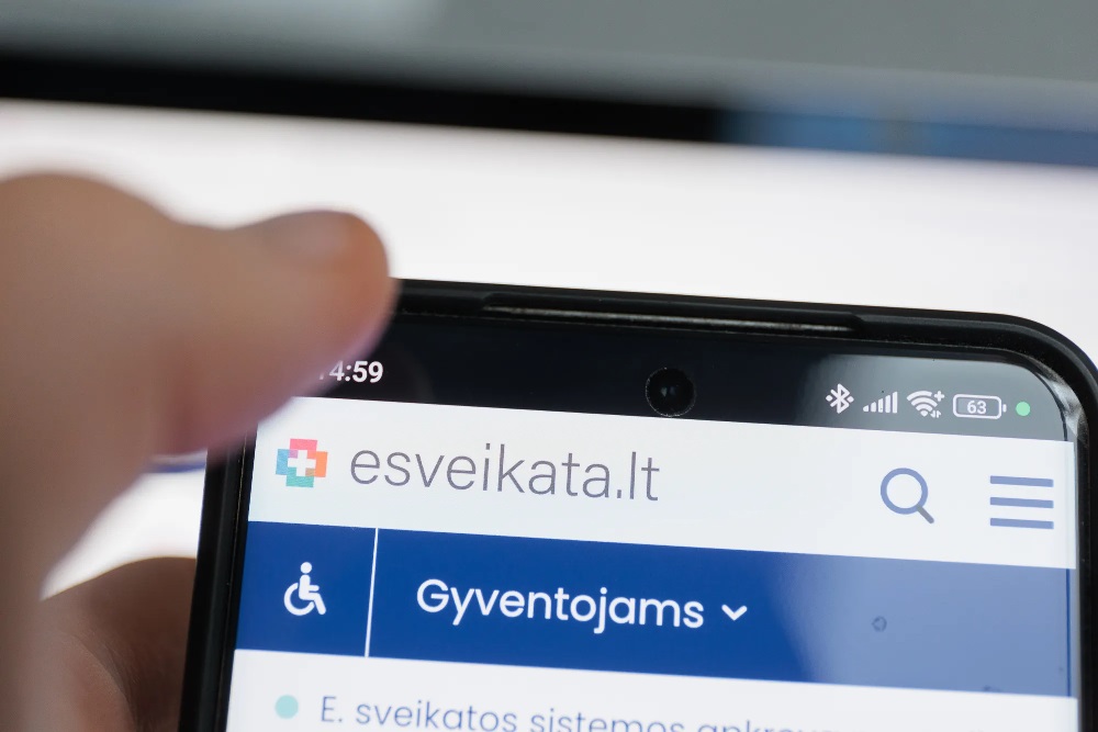 E.sveikata pakeliui į VLK rankas