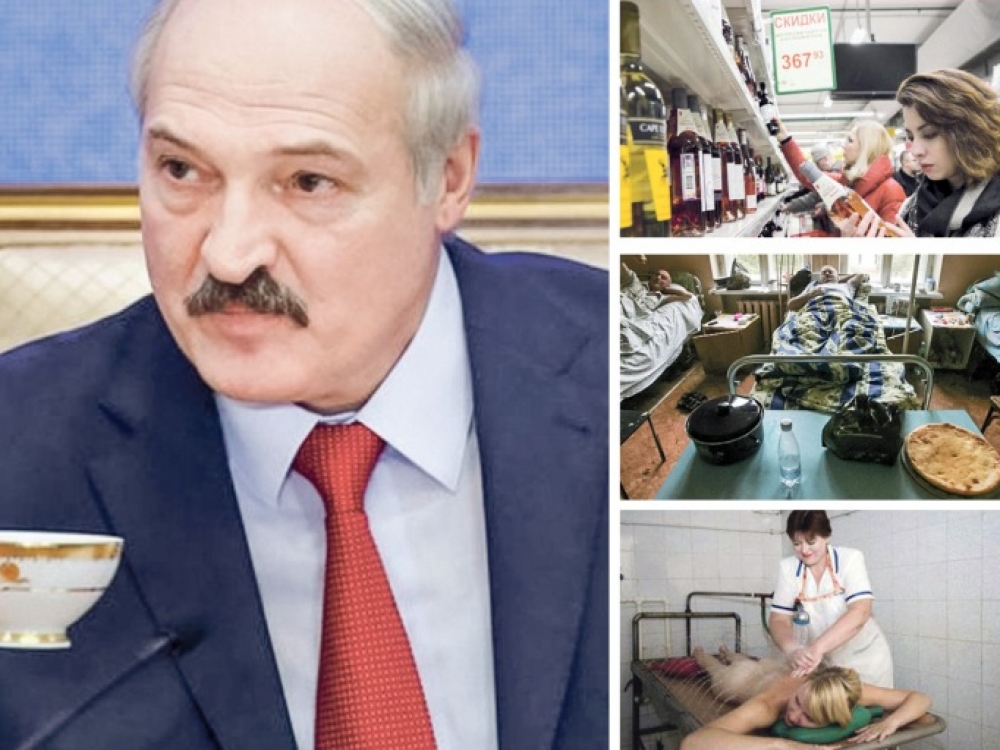 Dar kartą Baltarusijos prezidentu išrinktas Aleksandras Lukašenka yra sakęs: „Aš netikiu, jog gali ateiti laikas, kad mes - rusai, baltarusiai ir ukrainiečiai - liausimės gėrę. Tai mūsų nacionalinė tradicija, mūsų nacionalinis turtas“. Todėl nieko keisto, kad Pasaulio sveikatos organizacijos paskelbtame pernai metų reitinge, Baltarusija buvo pripažinta daugiausiai alkoholio (17,5 litrų vienam žmogui) tarp 194 pasaulio šalių suvartojančia valstybe.