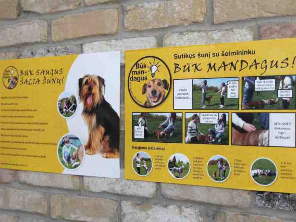 Mokomoji medžiaga apie šunis Lietuvoje išleista pirmąjį kartą. Ji sukurta bendradarbiaujant su Jungtinės Karalystės šunų gerovės organizacija „Dogs Trust“, Lietuvos bendrojo ugdymo bei gyvūnų elgsenos specialistais.