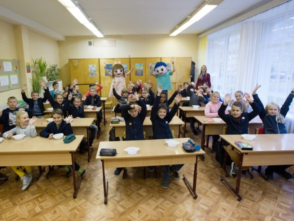Pasaulinė košės diena Sausio 13-osios mokykloje.