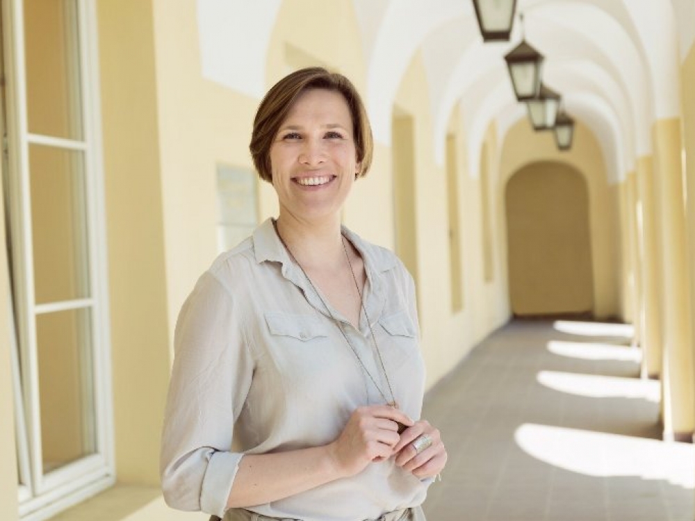 Jaunoji Lietuvos mokslininkė dr. Urtė Neniškytė dirba Vilniaus universiteto Gyvybės mokslų centro Neurobiologijos ir biofizikos katedroje. E.Kurausko nuotr.