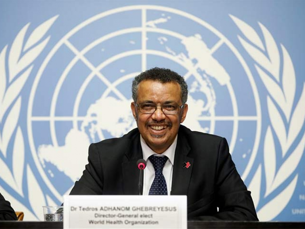 „Aš kasdien atsibusiu tik tam, kad ką nors pakeisčiau pasaulyje. Esu pasiruošęs vadovauti“, - tikina naujasis Pasaulio sveikatos organizacijos vadovas dr. Tedros Adhanom Ghebreyesus iš Etiopijos.