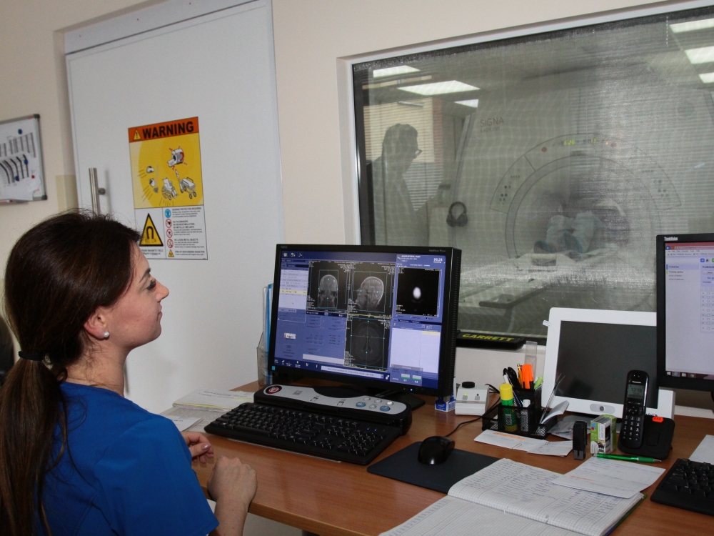 RKL Radiologijos skyriuje šiuo metu įrenginėjamos patalpos naujam mamografui.