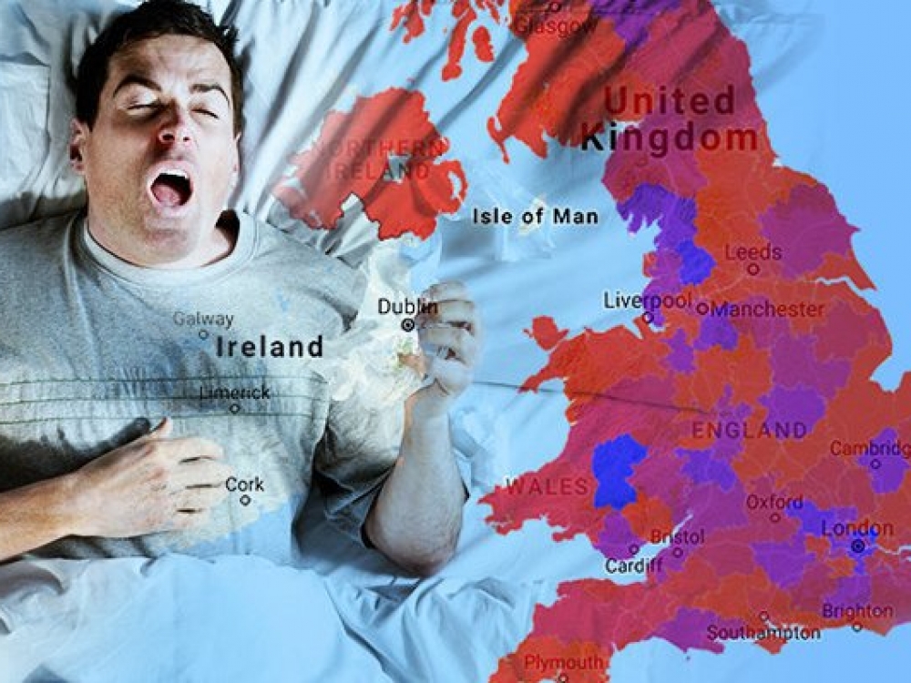 NHS pasidalino „karštųjų zonų“ žemėlapiu, atspindinčiu JK teritorijas, kuriose susirgimų australiškuoju gripu užfiksuota daugiausia. Žemėlapis parengtas mėlynos-raudonos spalvų spektre – mėlyna spalva reiškia nedidelį, o raudona – didelį gripo atvejų skaičių.