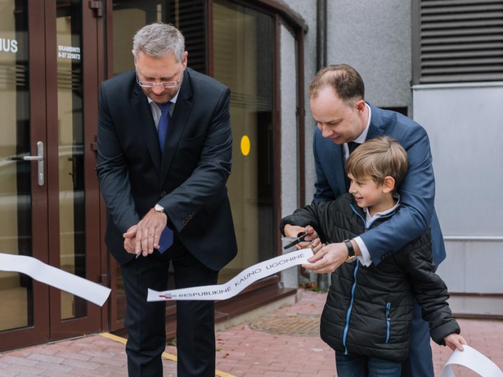 Respublikinės Kauno ligoninės Akušerijos ir ginekologijos klinikos „Krikščioniškųjų gimdymo namų“ įkurtuvių iškilmės.